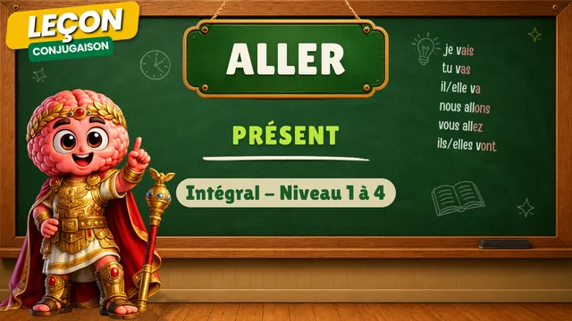 Conjugaison — Conjugaison | Aller - Présent | L'Intégral (niveaux 1 à 4) | Verbe du 3ème Groupe